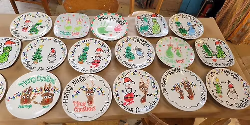 Footprint Plates and ornaments 