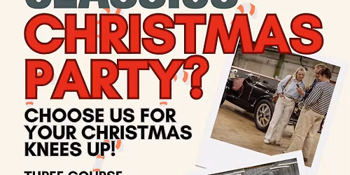 Choose us for your Christmas Knees up!