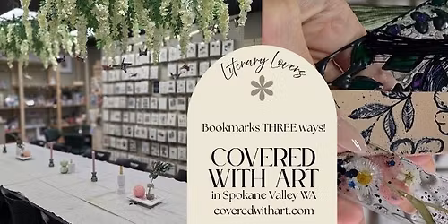 Literary Lovers - Bookmarks THREE Ways Workshop