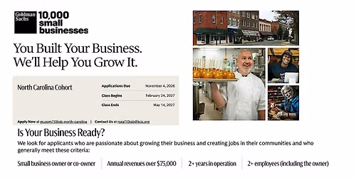 Calling all North Carolina Small Business Owners!