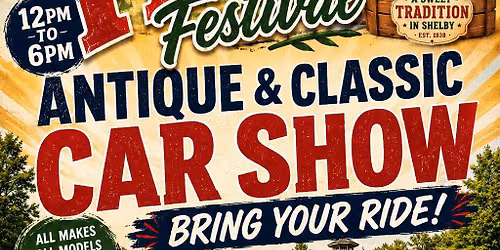 The Shelby Fruit Festival Antique & Classic Car Show