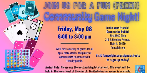 \ufe0f Level Up: Community Game Night