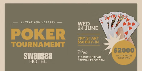 11 Year Anniversary Poker Tournament