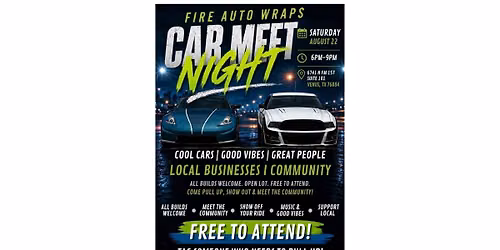 Fire Auto Wraps CAR MEET Night \ud83d\udd25