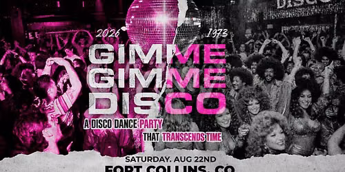 Gimme Gimme Disco | Aggie Theatre