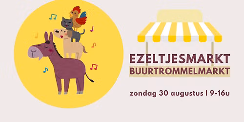 Ezeltjesmarkt - buurtrommelmarkt