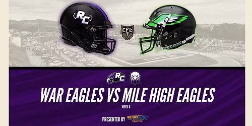 Rapid City War Eagles vs Mile High Eagles