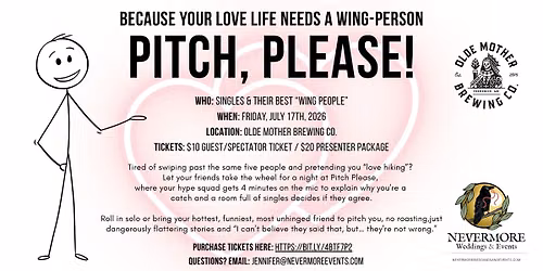 PITCH, PLEASE! Friends make the best Matchmakers