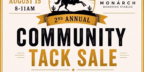 2nd Annual Community Tack Sale