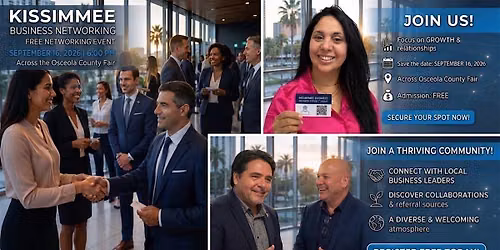 Kissimmee Business Networking - Free September Networking Event