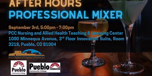 After Hours Professional Mixer Sponsored By Pueblo Community College and PCC Foundationo