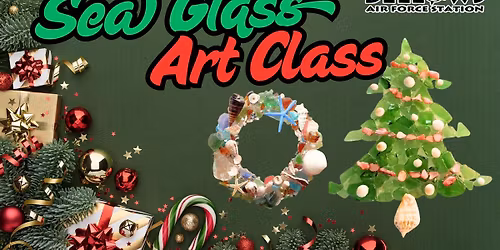 Sea Glass Art: Christmas Tree
