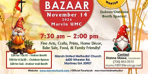 Marvin UMC Holiday Bazaar