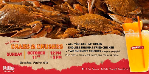 Crabs and Crushes Celebration - October 2026