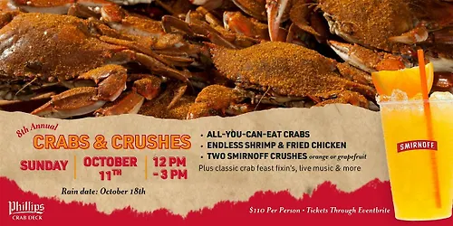 Crabs and Crushes Celebration - October 2026