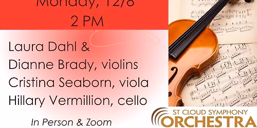 Holiday Quartet Performance from the St. Cloud Symphony Orchestra