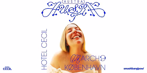 Austra (CAN) + support: Tiberius b | Hotel Cecil, K\u00f8benhavn