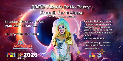 PRIDE Parade Patio Party: Brunch for a Cause