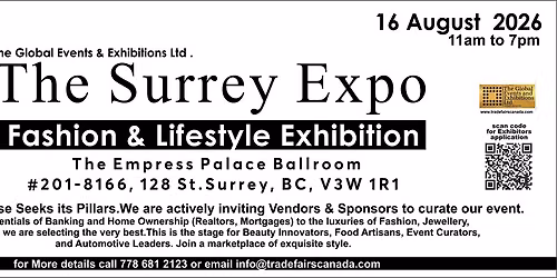 The Surrey Expo - fashion and Lifestyle Exhibition