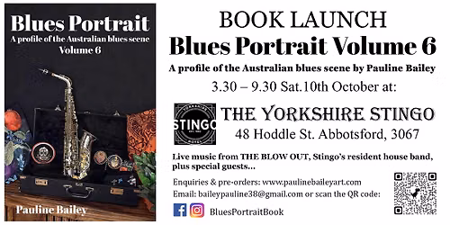 Book Launch \u2013 Blues Portrait Volume 6