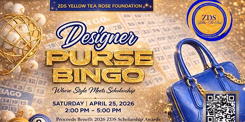Designer Purse Bingo 2026