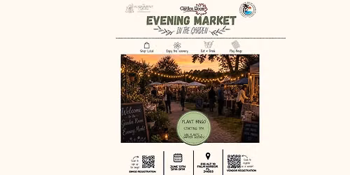 Evening Market In The Garden