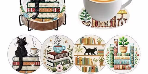 Diamond Art Book Coasters