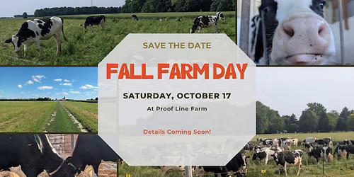 Save the Date: Fall Farm Day