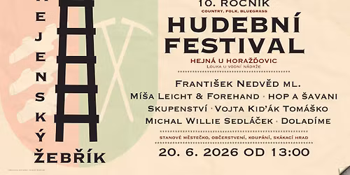Hejensk\u00fd \u017eeb\u0159\u00edk 2026 | 10. ro\u010dn\u00edk | 20. 6. 2026