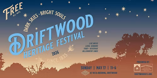 5th Annual Driftwood Heritage Festival