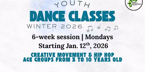Youth Dance Classes (6 Week Session)