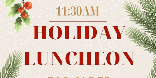 Holiday Luncheon for Older Adults