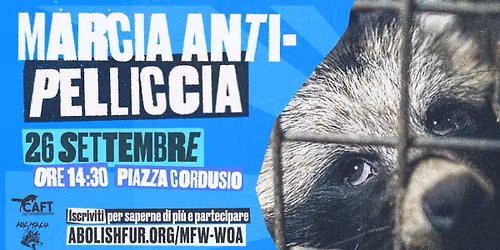 Marcia Contro La Pelliccia alla Milano Fashion Week 2026 | March to End Fur at Milan Fashion Week