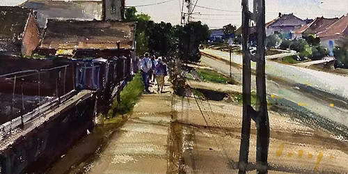 Akvarell alkot\u00f3i klub Suhaj Zolt\u00e1nnal