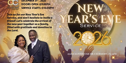 New Year\u2019s Eve Service at OIC