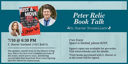 Peter Relic Book Talk