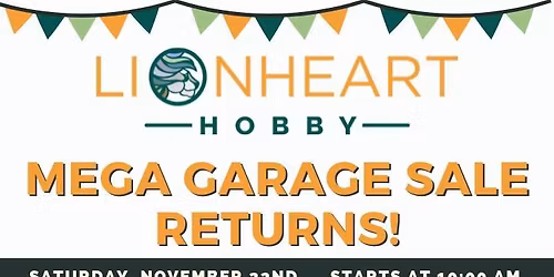 MEGA GARAGE SALE! (TRAINS, PLANES, AND BOOKS!)