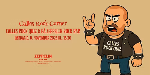 Calles Rock Quiz p\u00e5 Zeppelin Rock Bar