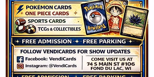 The Fondy Card Show - Presented by VendiCards