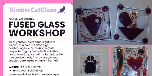 Fused Glass Workshop Glass Valentines