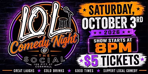 LOL Comedy Night at The Social!