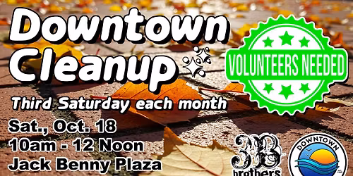 October Downtown Cleanup