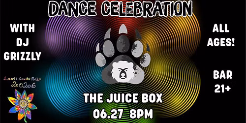 Pride Month Celebration Dance Party W/DJ Grizzly!