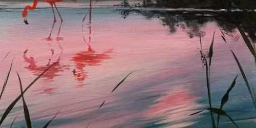 Join Brush Party to paint the gorgeous 'FlaminGlow' at Lock29, Banbury