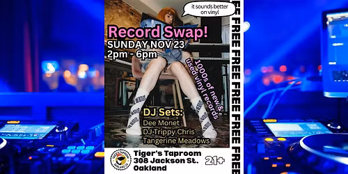 Holiday Record Swap at Tiger's!