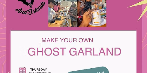 Make your own ghost garland