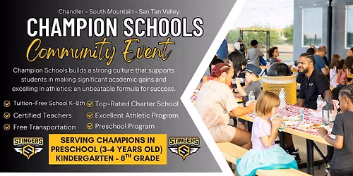 Champion Schools South Mountain- OPEN HOUSE (September 2026)