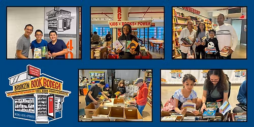 Family Volunteering at Brooklyn Book Bodega
