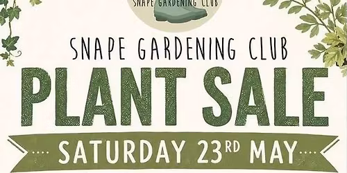 Snape Gardening Club Plant Sale