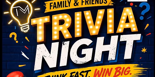 Think Fast. Win Big. Trivia night at TM Fieldhouse! 